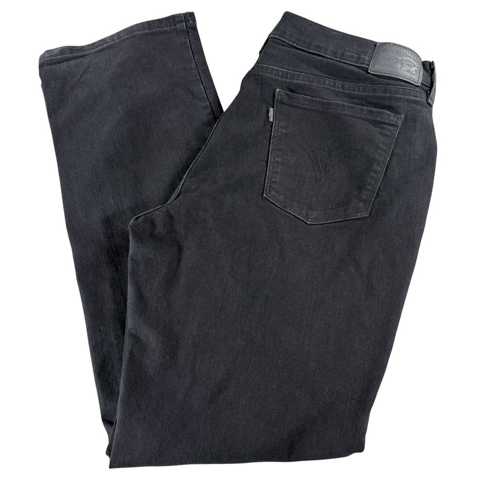 Levi's‎ 505 Straight Jeans Black Silver Tab Women's Sz 14M (32x32)